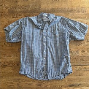 Cinch Men's Blue Plaid Button Down Shirt